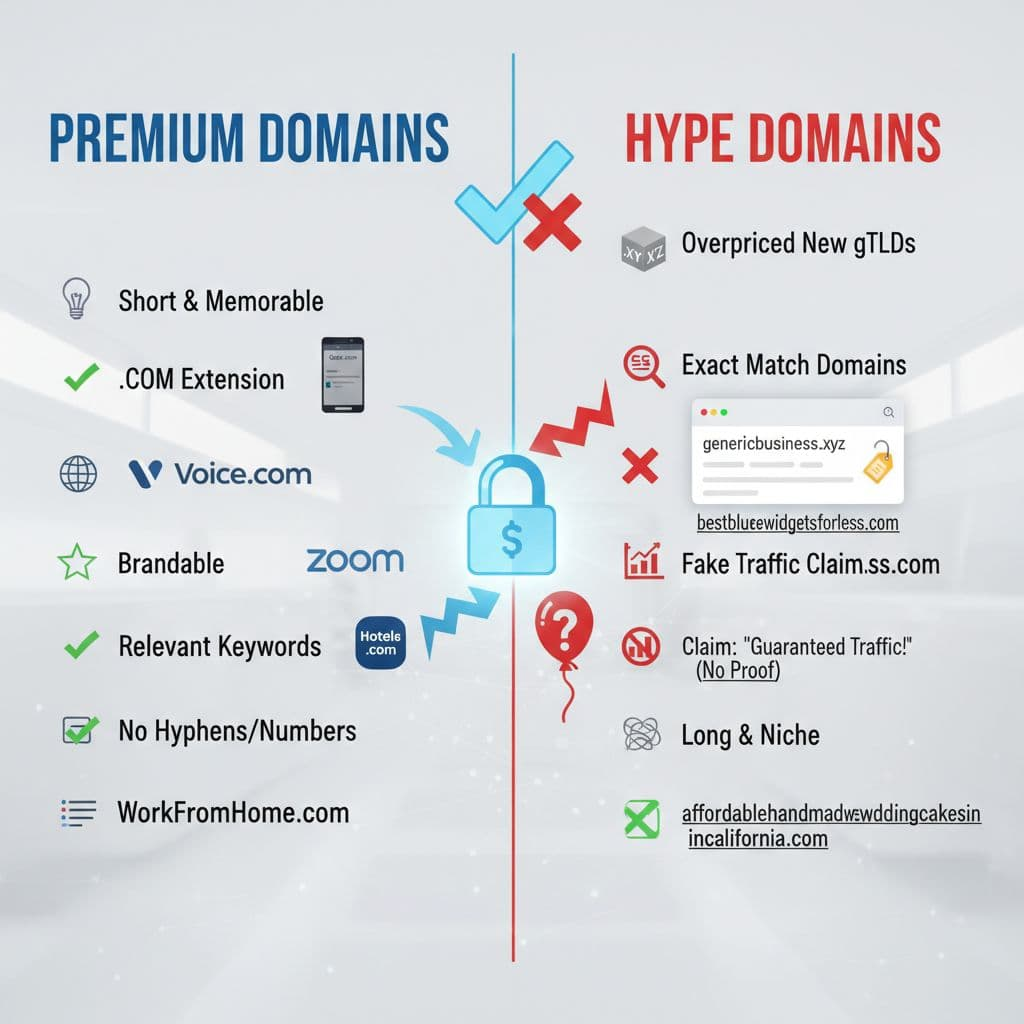 4 Dot COMS | What makes a domain “premium,”