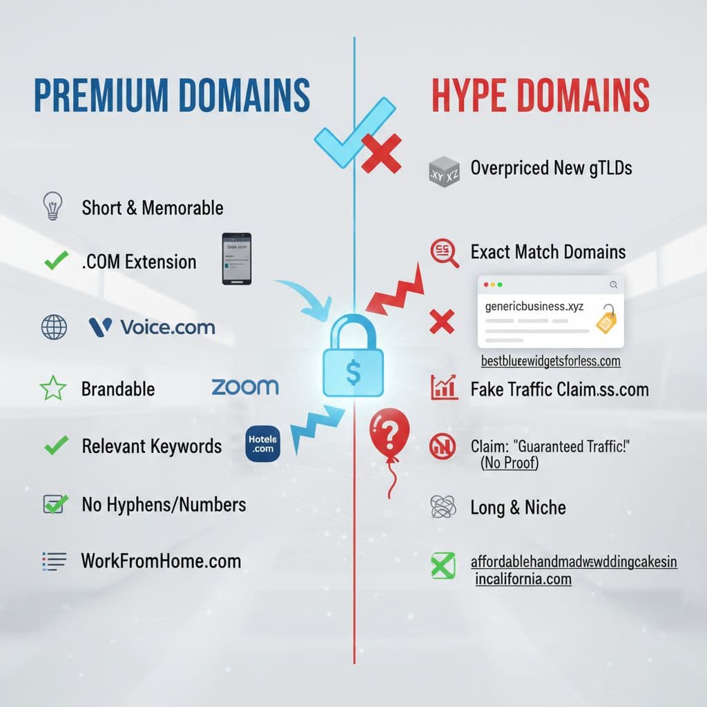 4 Dot COMS | What makes a domain “premium,”